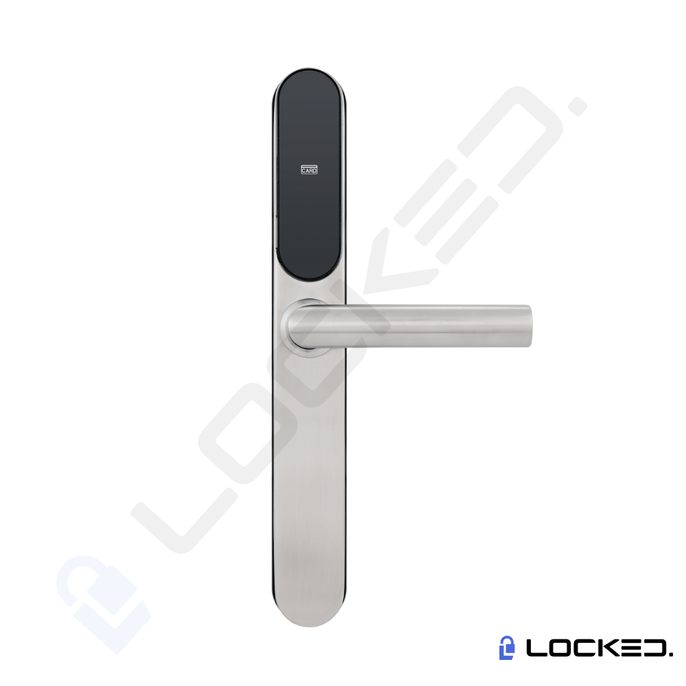 Yala Smart, Locked T01, Inox, Access Amprenta, Cod, Card, Aplicatie, pentru usi PVC, MDF, Lemn