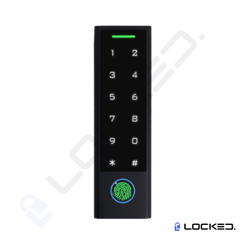 Control Acces C01 - Black,Access Amprenta, Cod, Card, Aplicatie, pentru usi si porti