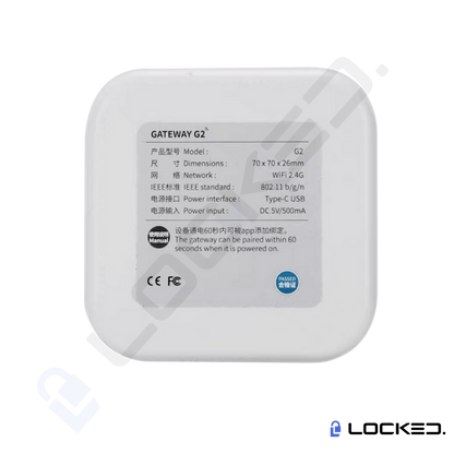 Gateway G2 Wifi/Bluetooth TTLOCK, pentru Yale smart si Acces Control (2.4Ghz)