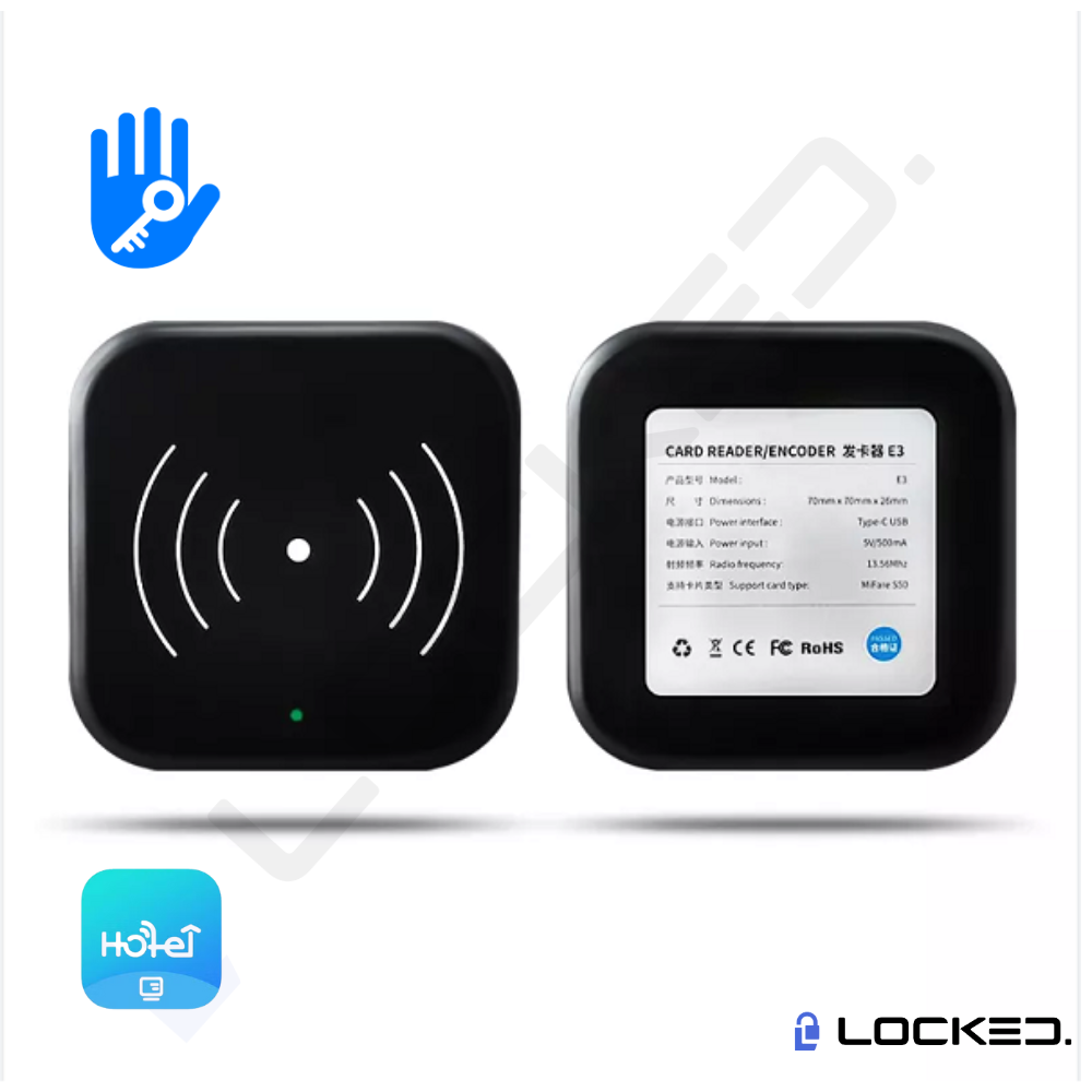 Codificator (encoder) Locked E3 pentru Carduri pentru TTLOCK / TTHotel 13.56 Mhz