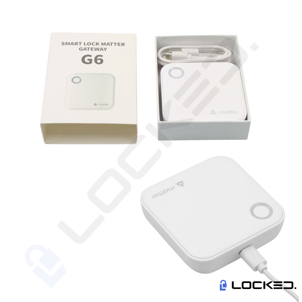 Gateway G6 Matter, TTLOCK, pentru Yale smart si Acces Control (2.4 Ghz) Matter, Alexa, Google Home