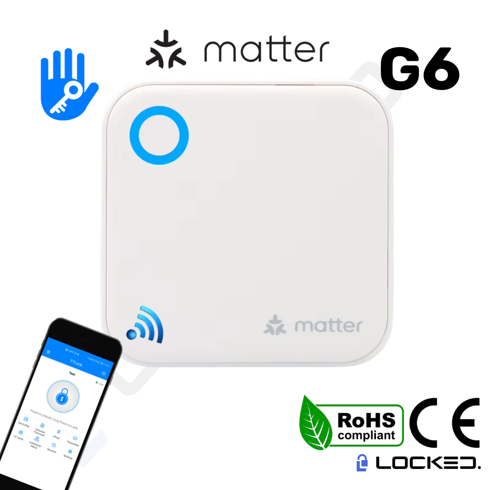 Gateway G6 Matter, TTLOCK, pentru Yale smart si Acces Control (2.4 Ghz) Matter, Alexa, Google Home