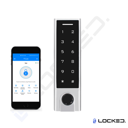Control Acces C01 - Inox,Access Amprenta, Cod, Card, Aplicatie, pentru usi si porti