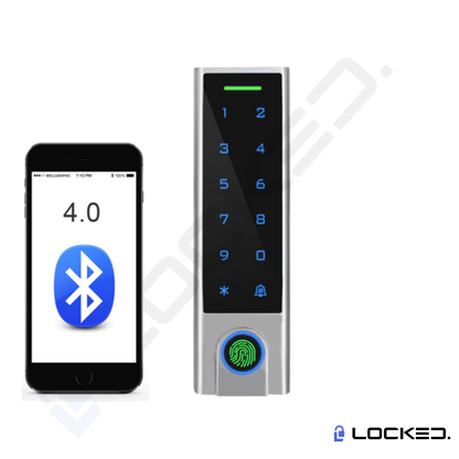 Control Acces C01 - Inox,Access Amprenta, Cod, Card, Aplicatie, pentru usi si porti